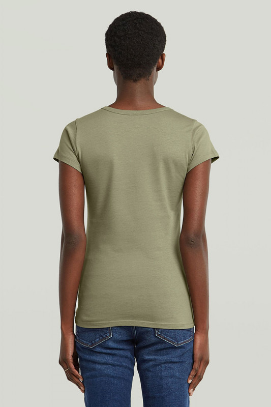 T-shirt slim vert