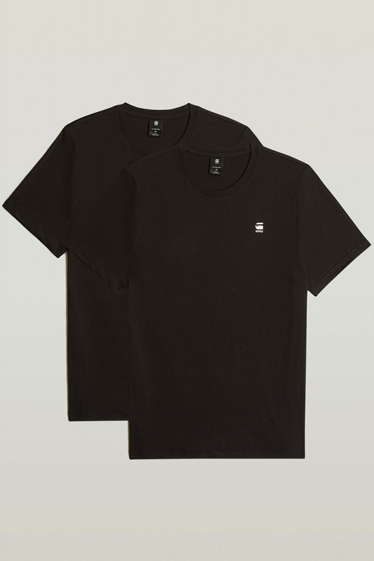  Pack de 2 t-shirts graw slim noirs