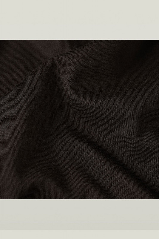  Pack de 2 t-shirts graw slim noirs 100% coton