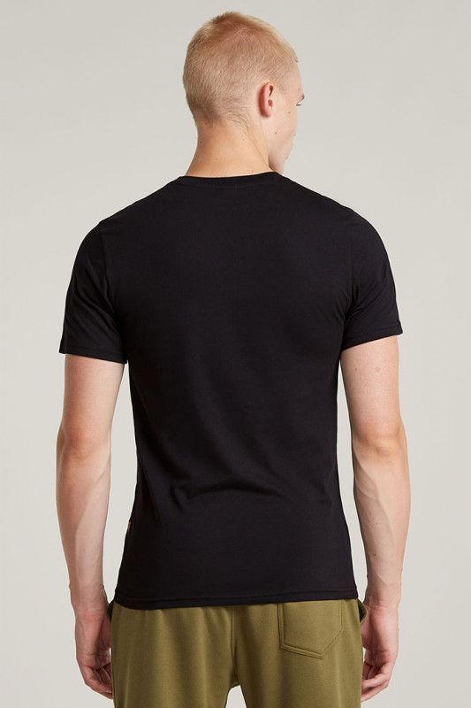  Pack de 2 t-shirts graw slim noirs G-star