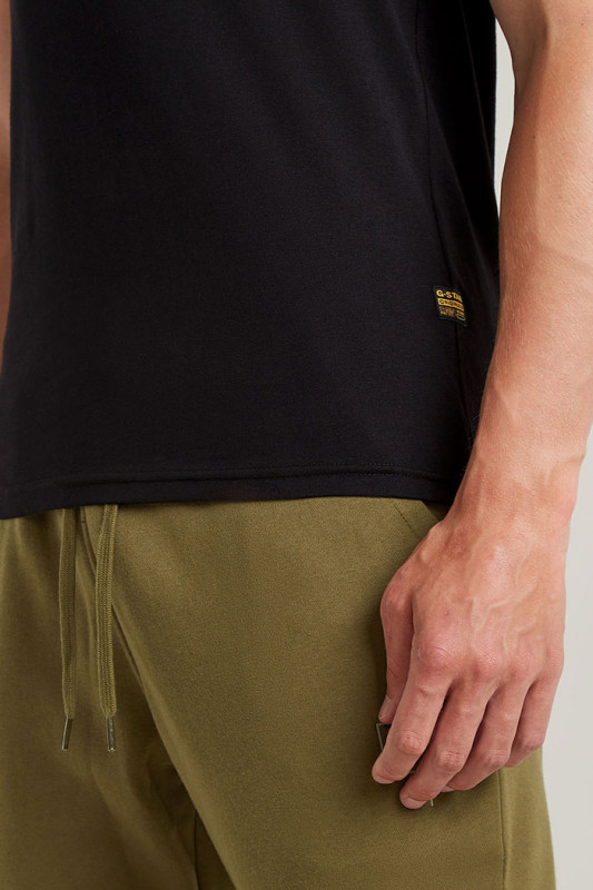  Pack de 2 t-shirts graw slim noirs G-Star 100% coton