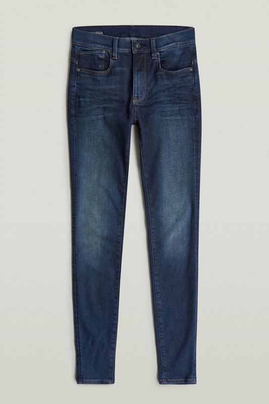 Jeans skinny lhana bleu foncé G-Star femme