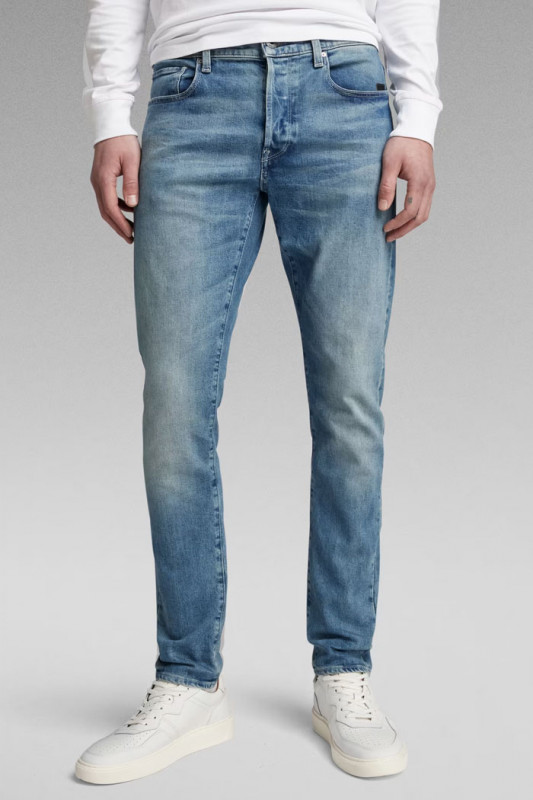 Jeans 3301 slim bleu moyen homme