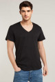 Lot de 2 T-shirts noirs col V