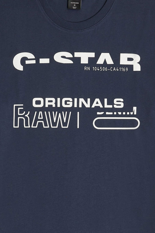 T- shirt Originals bleu marine homme G-Star