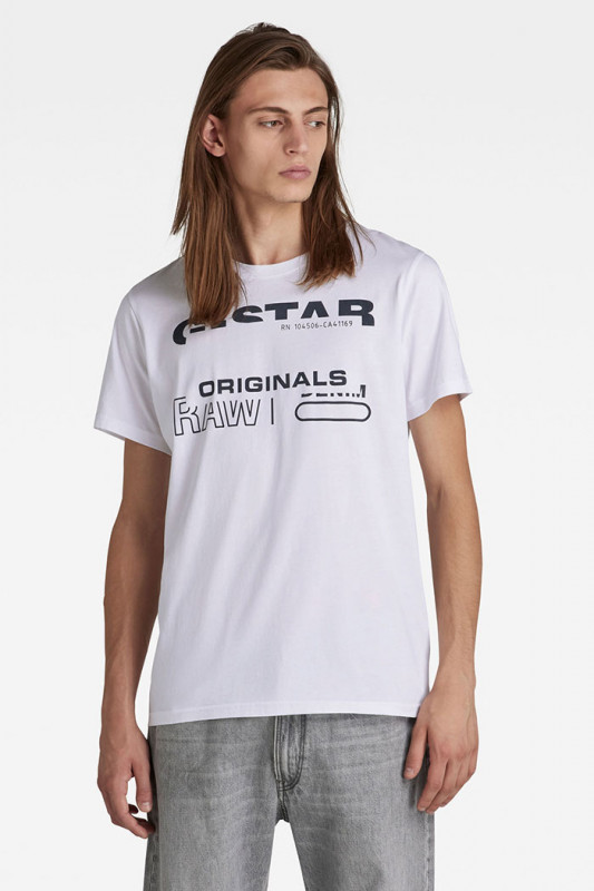 T- shirt Originals blanc homme G-Star