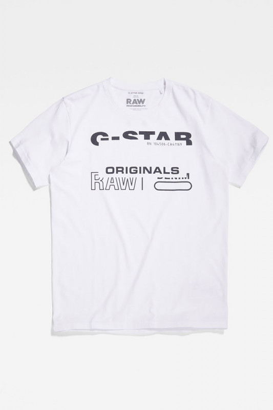 T- shirt Originals blanc G-Star en coton 