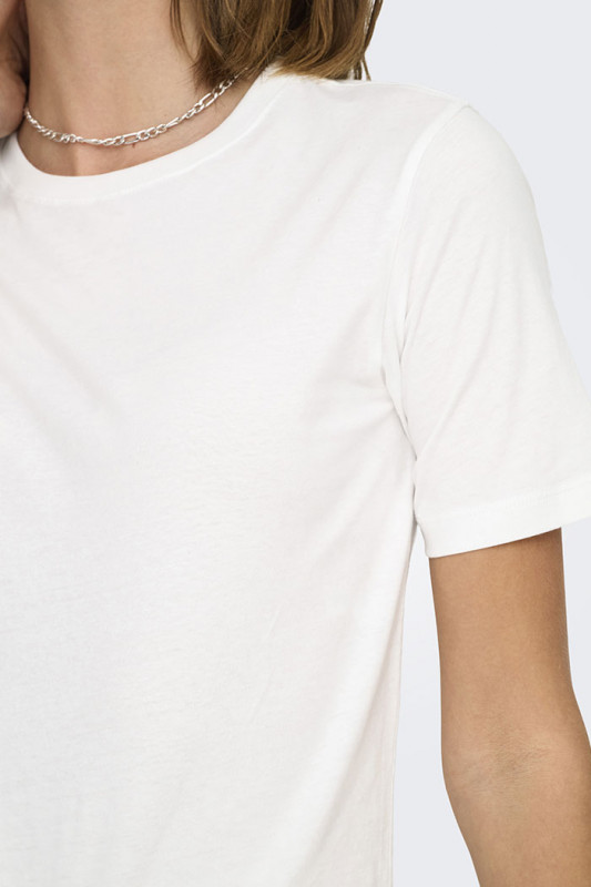 T-shirt Rex blanc 100% coton JDY