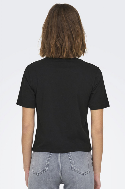 T-shirt Rex noir 100% coton