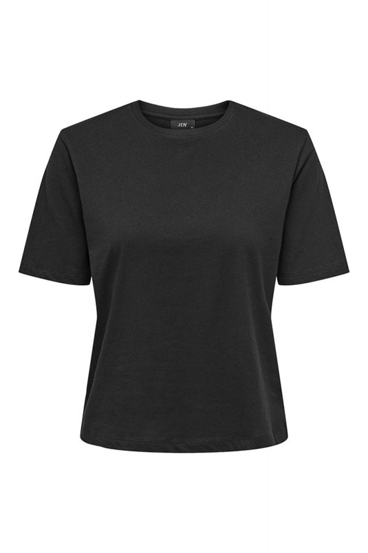 T-shirt Rex noir 100% coton col rond JDY