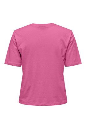 T-shirt Rex rose 100% coton