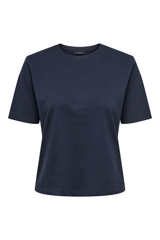 T-shirt Rex bleu marine 100% coton femme