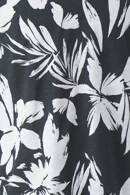 T-shirt Resort noir et blanc homme Jack & Jones