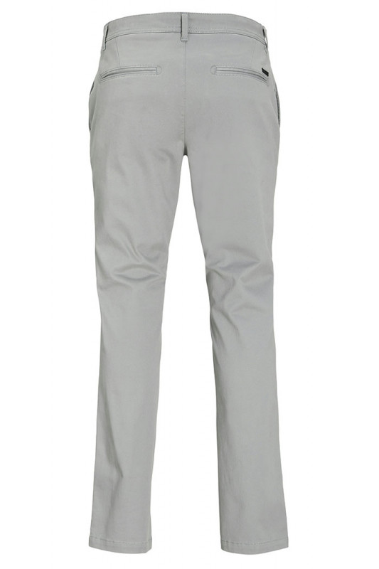 Chino Bolton regular gris clair jack é& jones coton mélangé