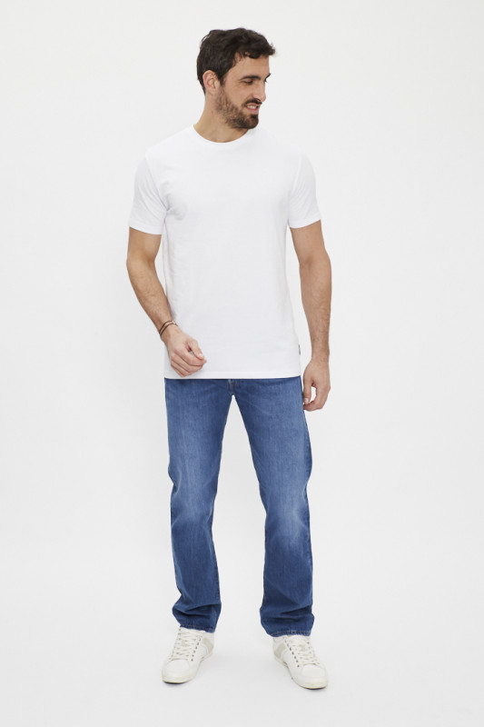 Jeans 501 Original bleu denim levi's en coton