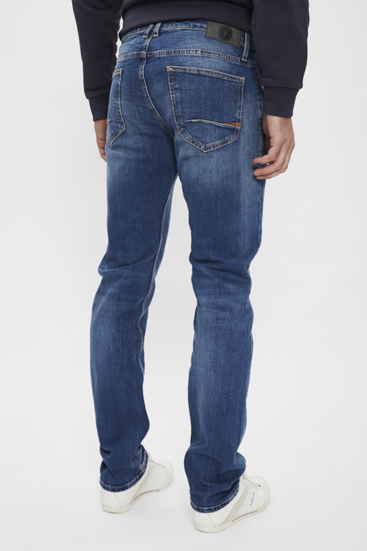 Jeans basic regular usé