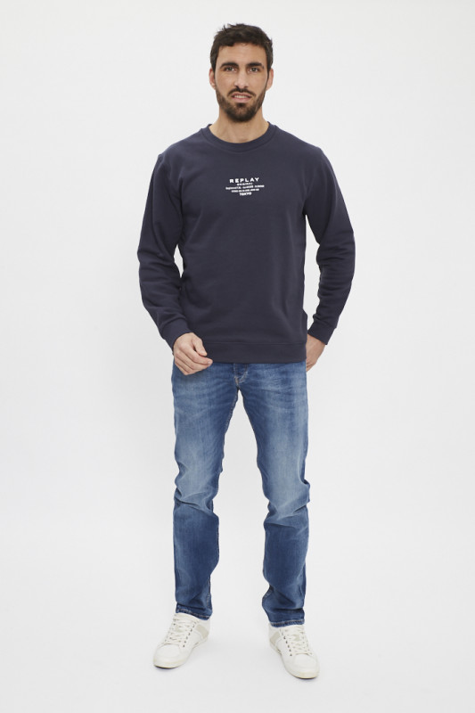 Jeans basic regular usé