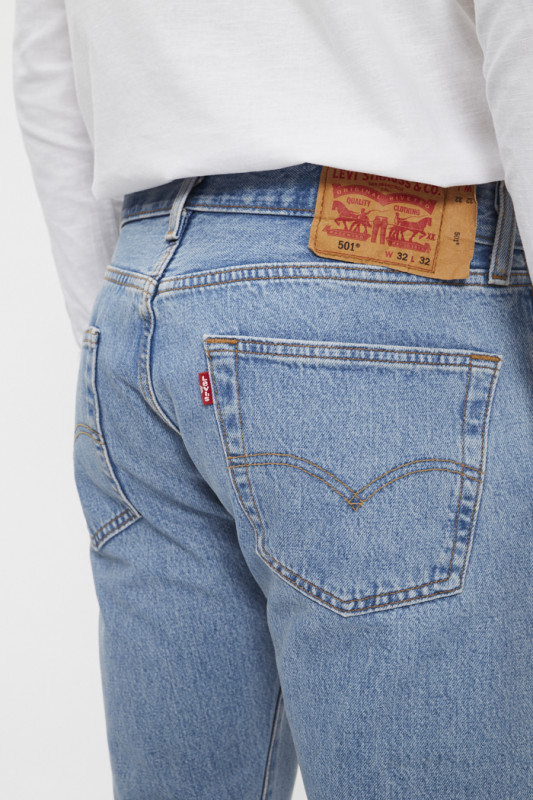 Jeans 501 levis original light stonewash levi's