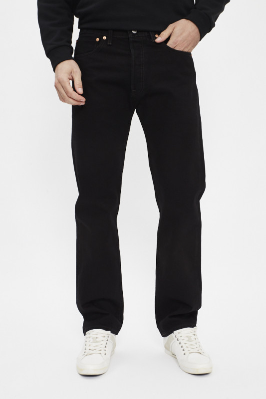 Jeans 501 levis original black homme
