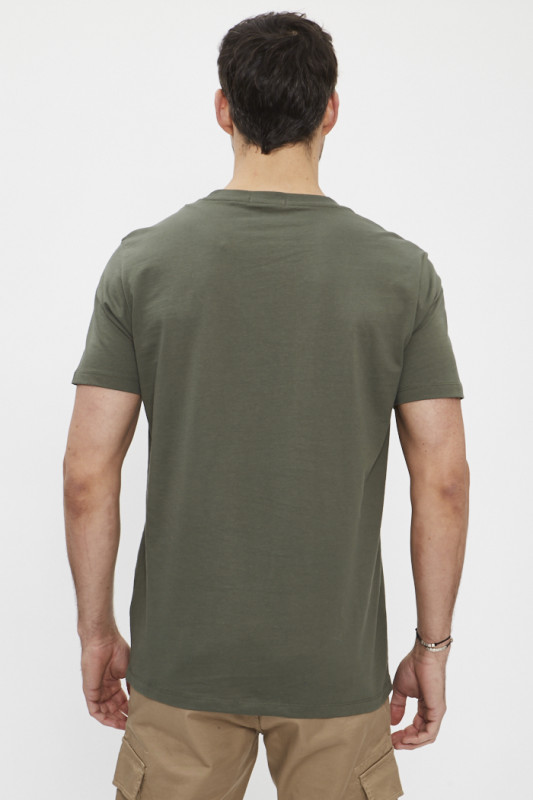 T-shirt manches courtes kaki