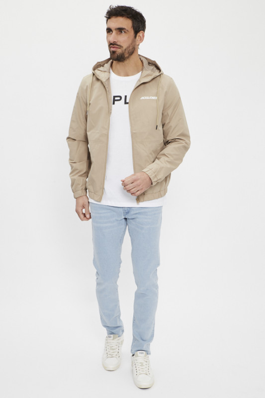 Veste bomber coupe vent Crockery beige jack & jones