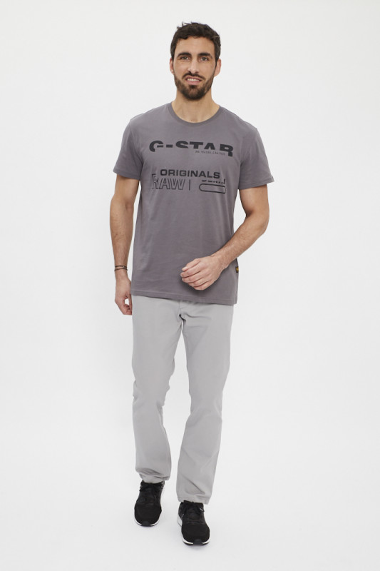 Chino Bolton regular gris clair jack & jones