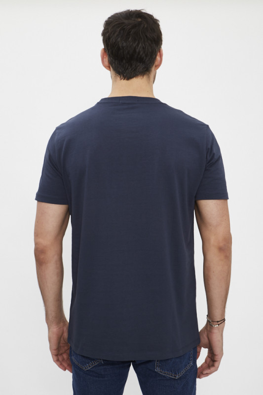 T-shirt Contract Number bleu marine