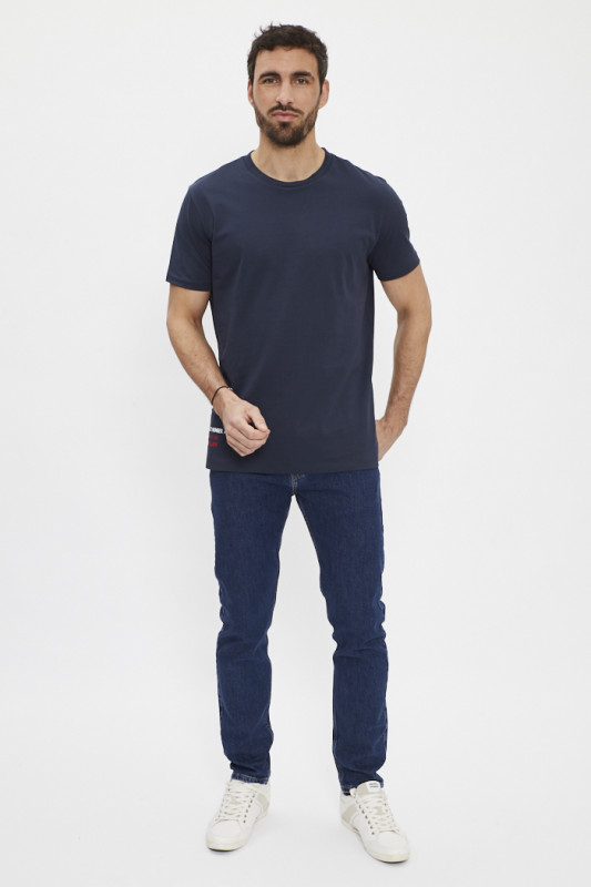 T-shirt Contract Number bleu marine