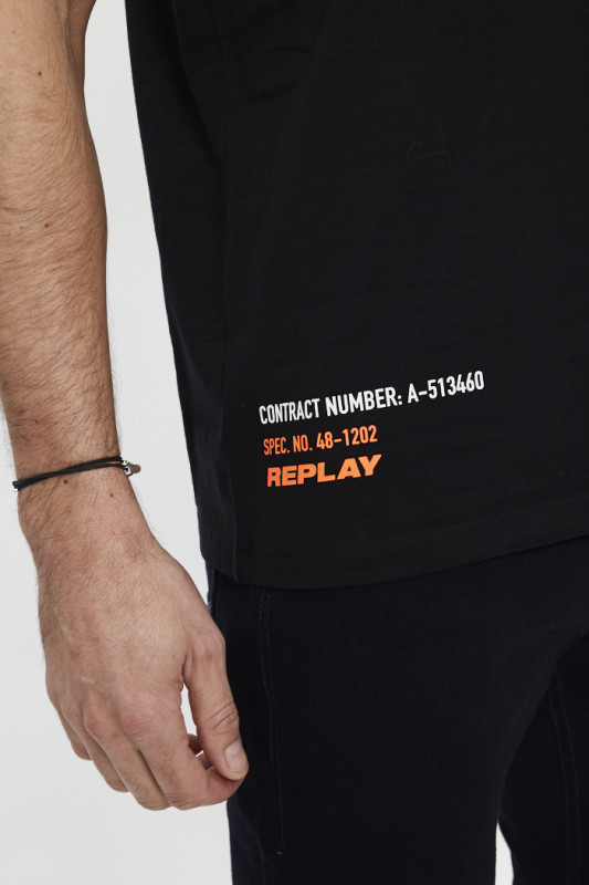 T-shirt Contract Number noir