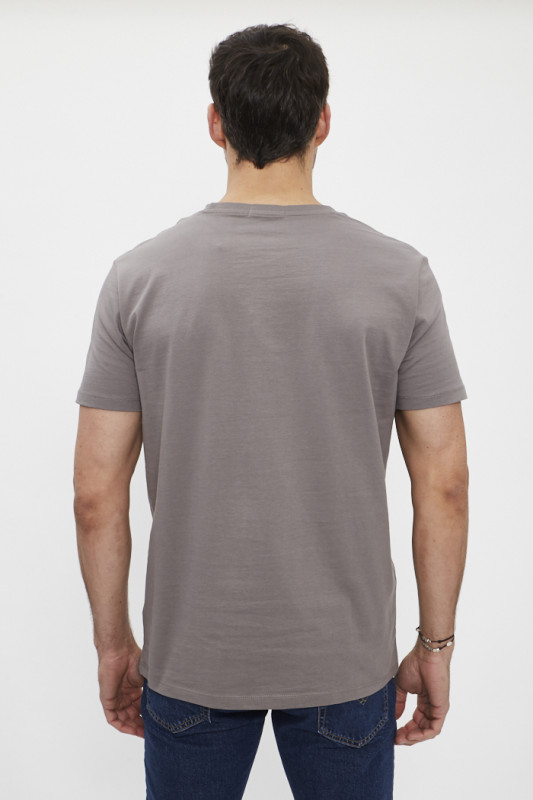 T-shirt Contract Number gris