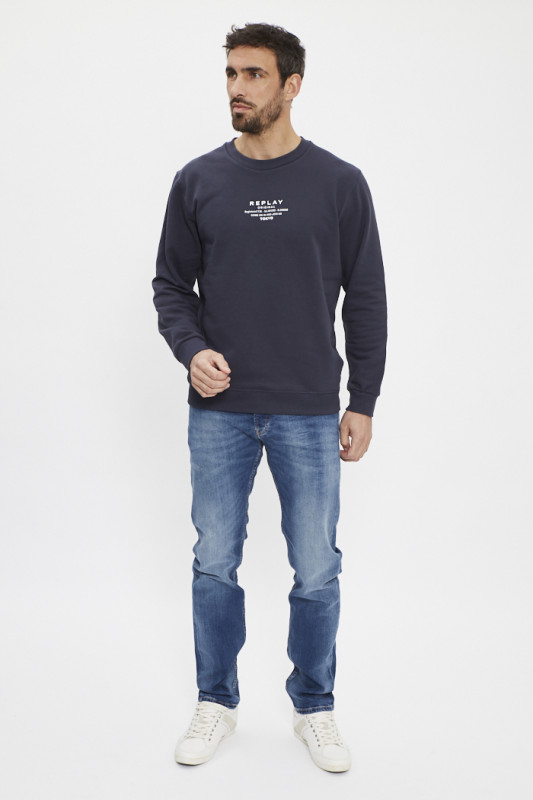 Sweat Original Tokyo bleu marine Replay