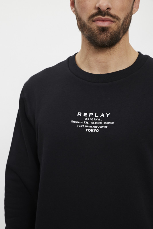 Sweat Original Tokyo noir homme Replay