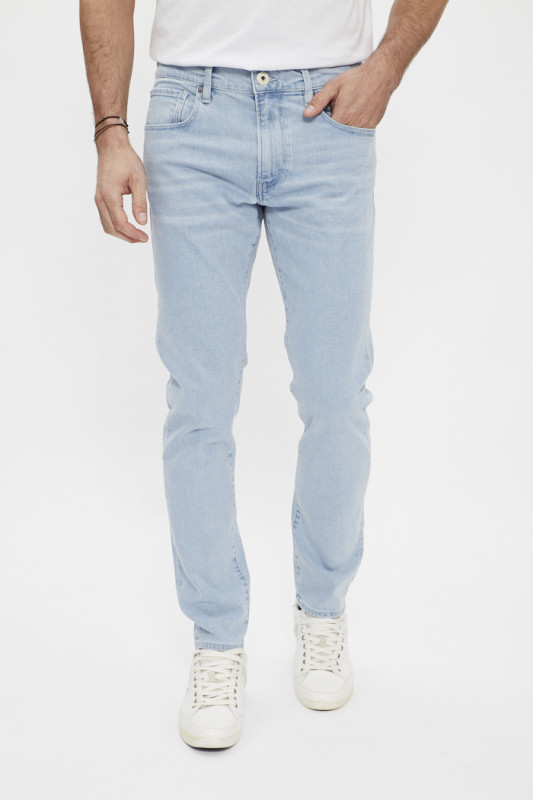 Jeans 3301 slim vintage electric blue homme