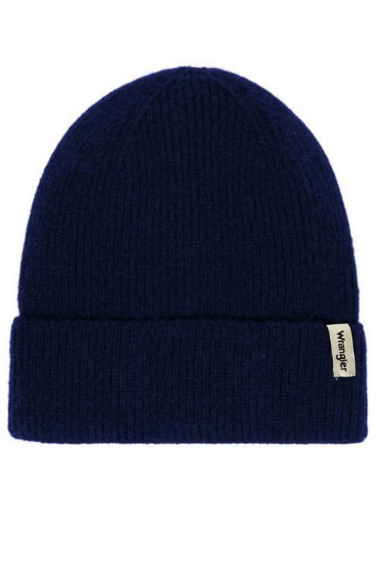 Bonnet Navy côtes contrastées homme