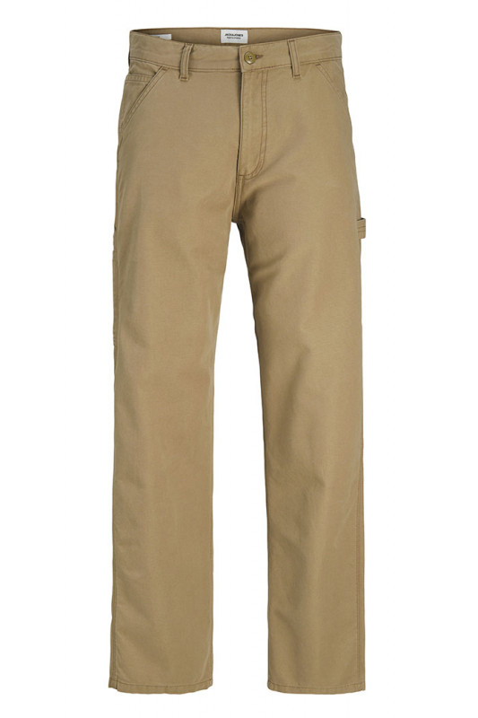 Pantalon Eddie marron en coton