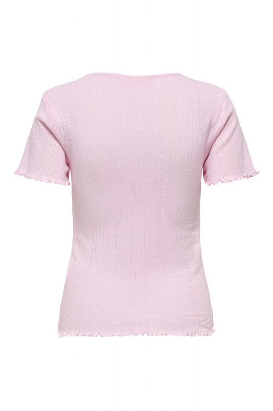 Top Salsa rose 100% coton femme