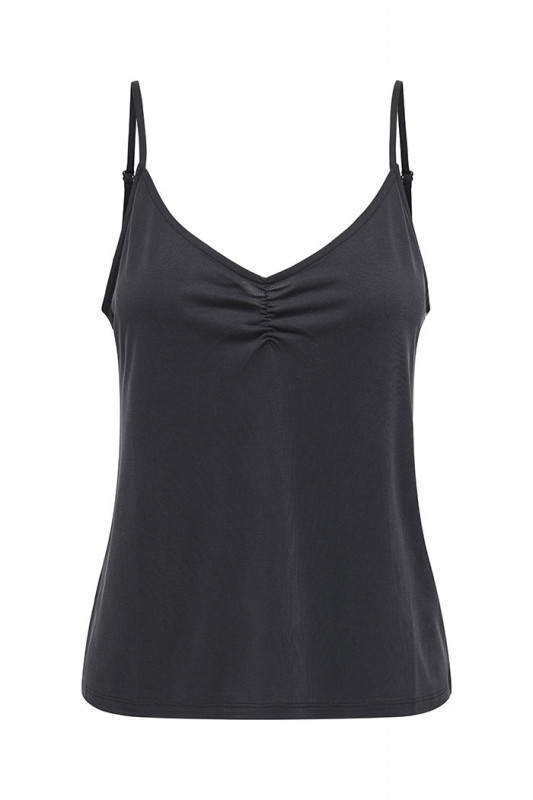 Top Hannah à bretelles noir