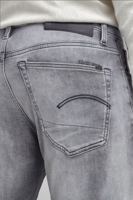 Jeans 3301 slim gris délavé homme G-Star