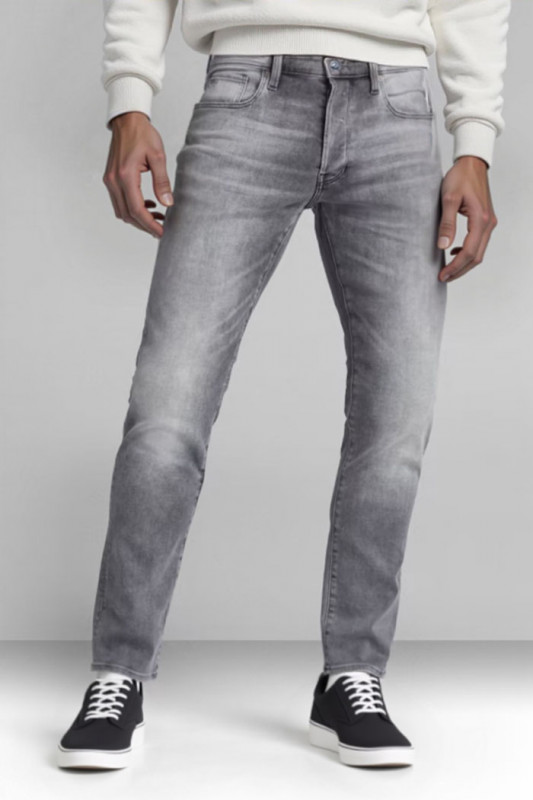 Jeans 3301 slim gris délavé G-Star