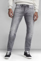 Jeans 3301 straight gris délavé