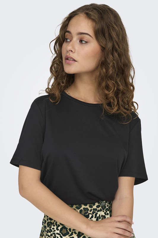 T-shirt Hazel modal noir JDY
