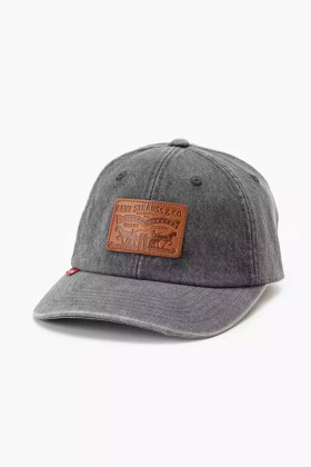 Casquette relaxed dad Heritage grey denim homme