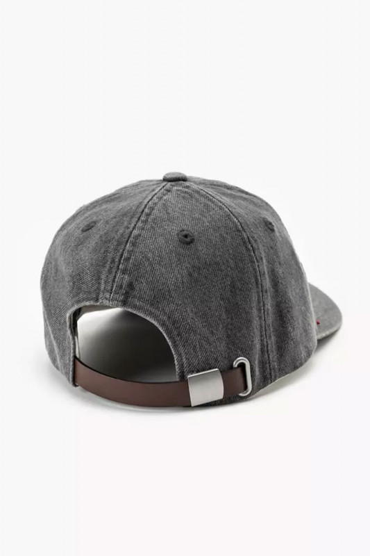 Casquette relaxed dad Heritage grey denim