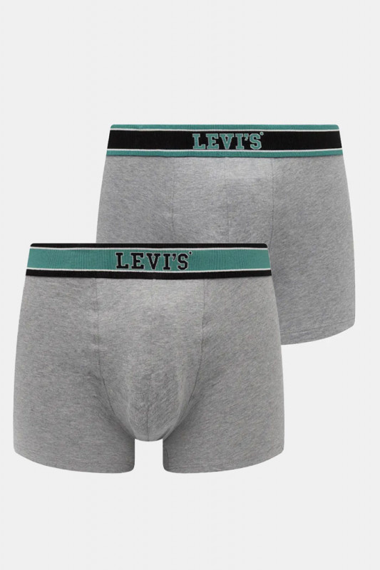Lot de 2 boxers gris homme