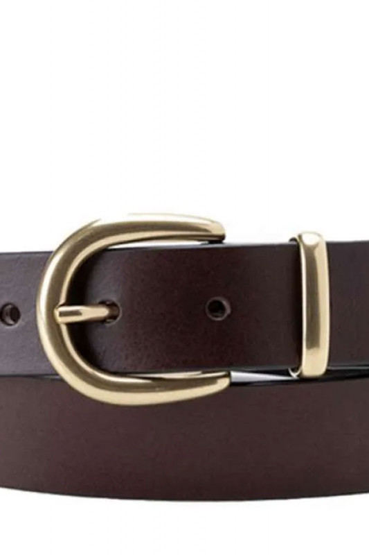 Ceinture Phoebe cuir marron femme Levi's