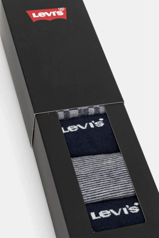 Giftbox de 4 paires de chaussettes bleu marine fantaisie