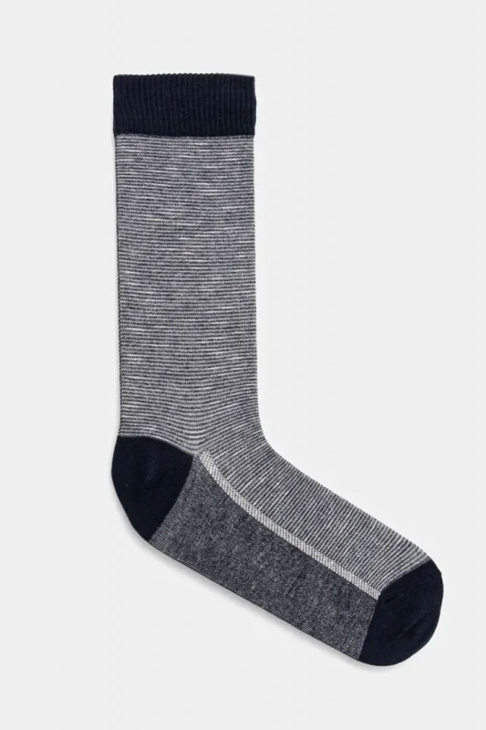 Giftbox de 4 paires de chaussettes bleu marine fantaisie levi's coton mélangé