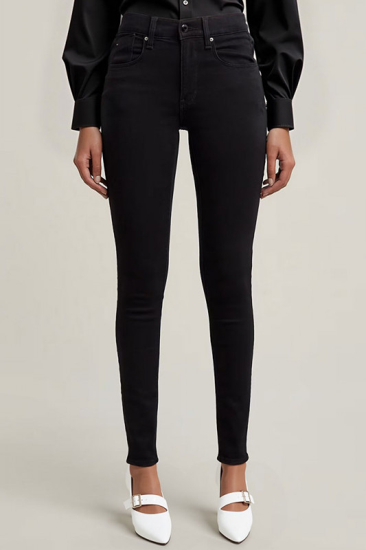 Jeans Lhana skinny pitch black femme