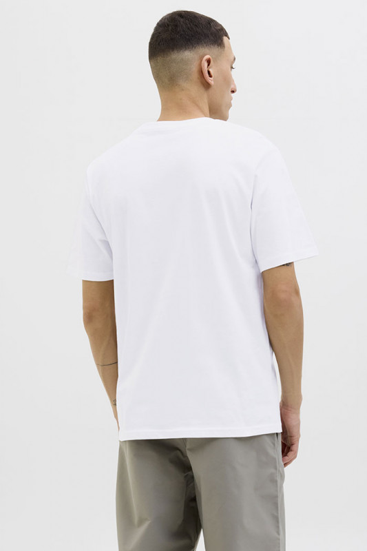 T-shirt logo Map blanc