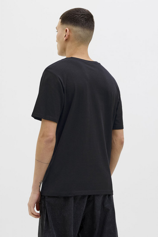 T-shirt logo Map noir